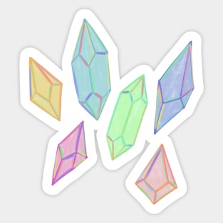 Crystals Sticker